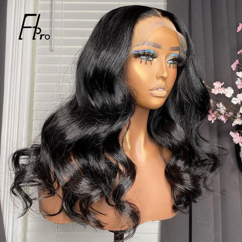 5×5 Lace Closure Wig Wavy Pre Plucked With Baby Hair